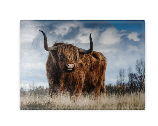 Highland Cow Cutting Board