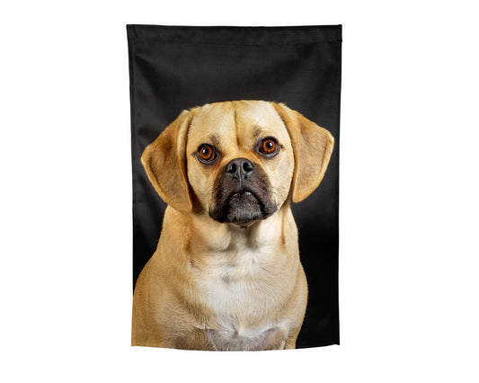 Puggle Garden Flag