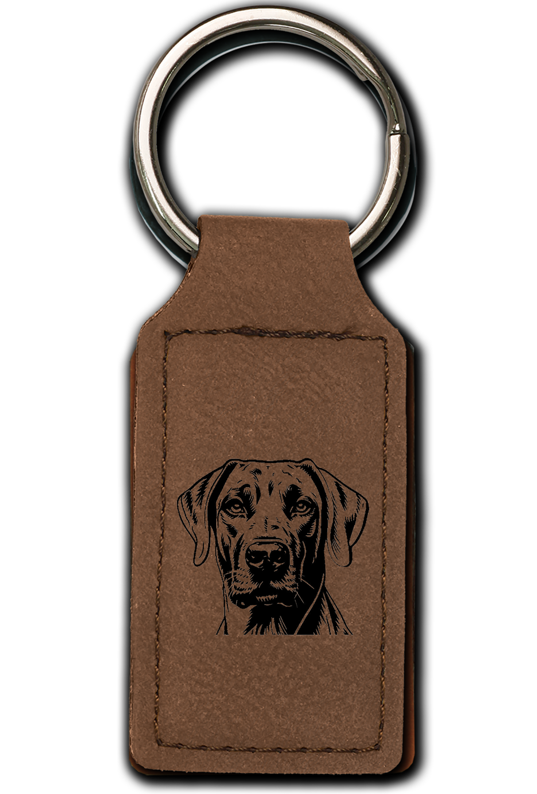 Rhodesian Ridgeback Leatherette Key Chain