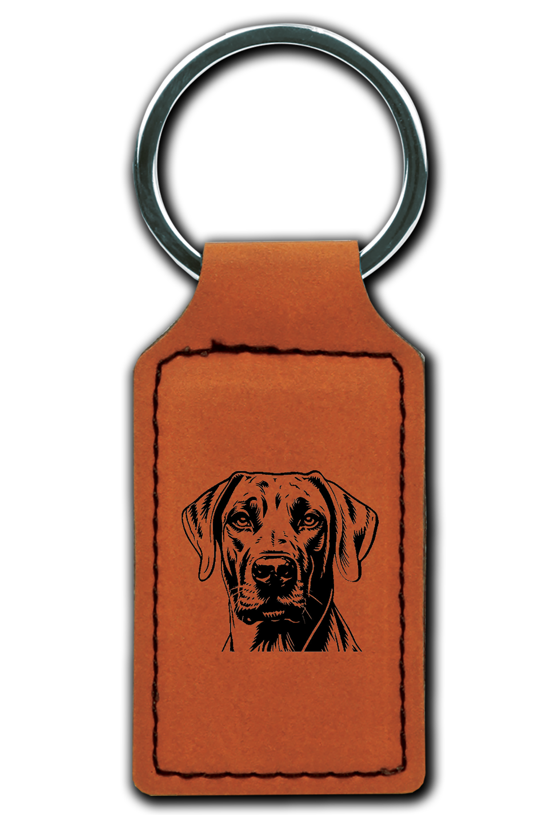 Rhodesian Ridgeback Leatherette Key Chain