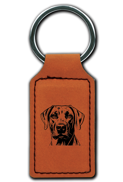 Rhodesian Ridgeback Leatherette Key Chain