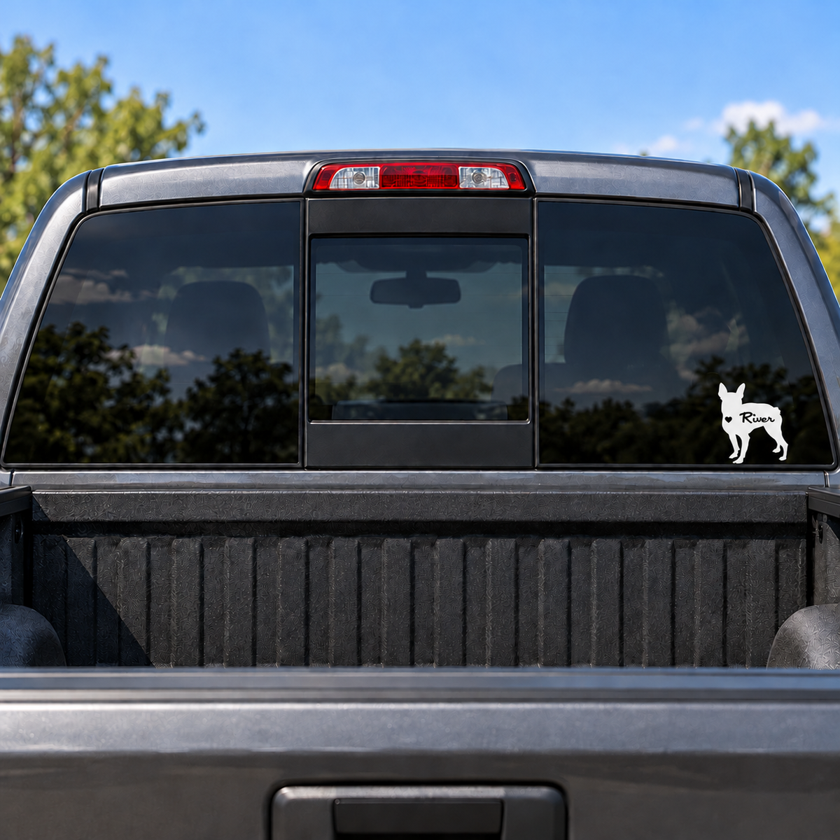 Boston Terrier Vinyl Decal Sticker