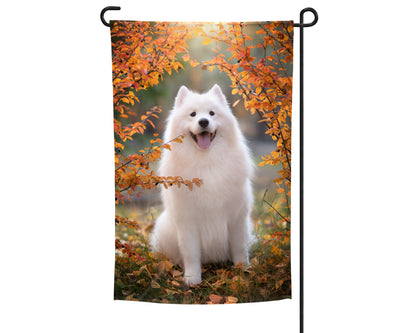 Samoyed Garden Flag