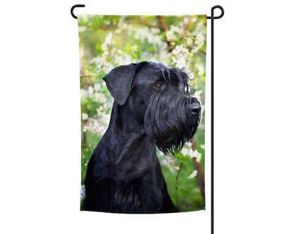 Schnauzer Garden Flag