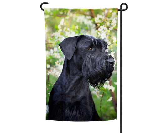 Schnauzer Garden Flag