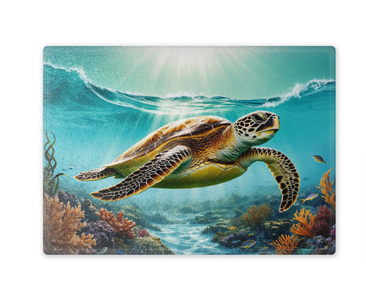 Sea Turtle Cutting Board