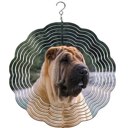 Shar Pei Wind Spinner
