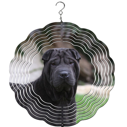 Shar Pei Wind Spinner