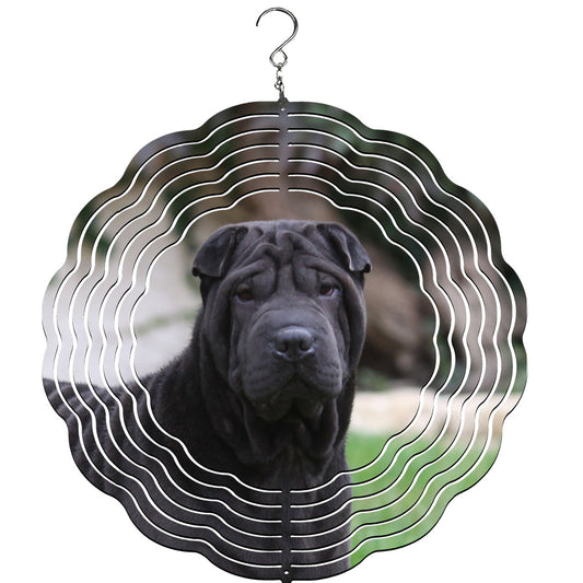Shar Pei Wind Spinner