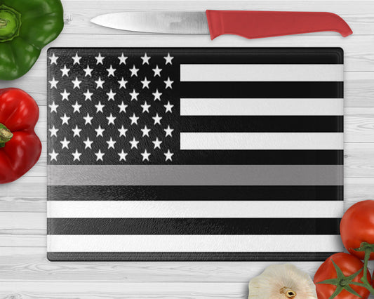 Silver Line Flag Cutting Board