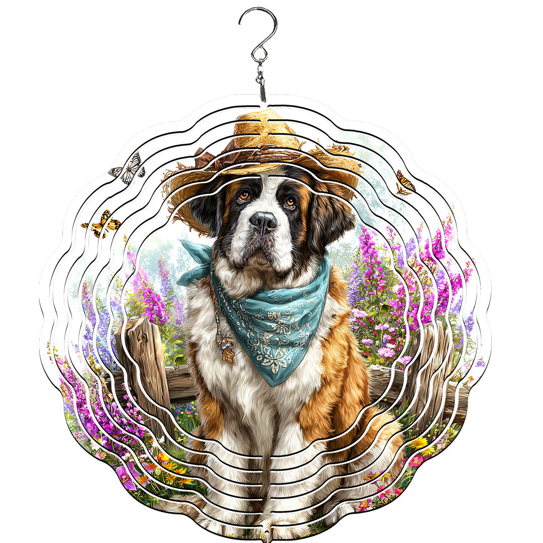 St Bernard Wind Spinner