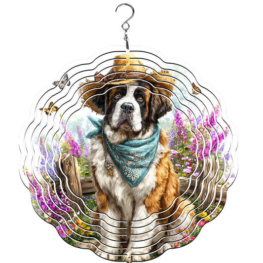 St Bernard Wind Spinner