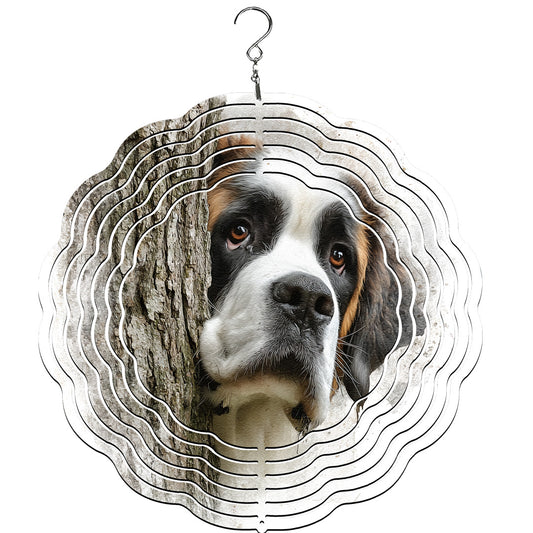 St Bernard Wind Spinner