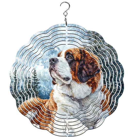 St Bernard Wind Spinner