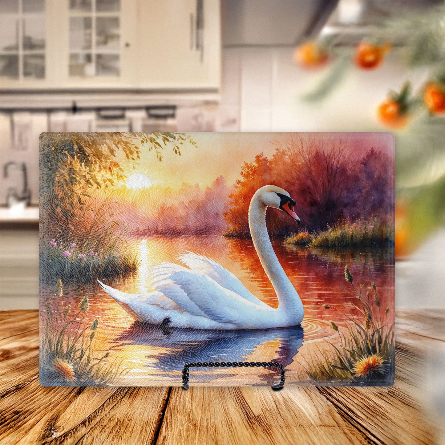 Swan Cutting Board