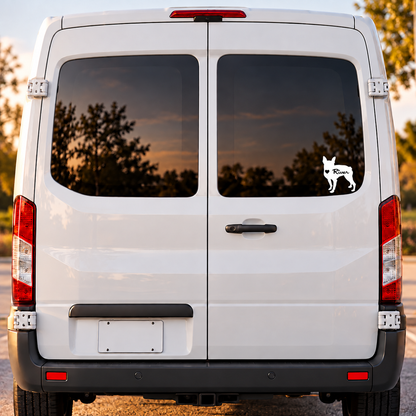 Boston Terrier Vinyl Decal Sticker