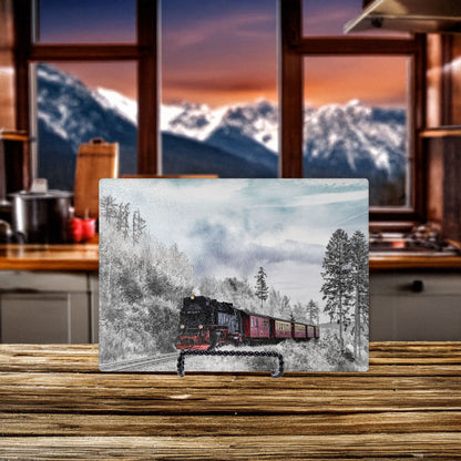 Train Cutting Board