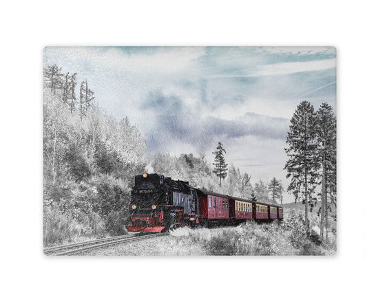Train Cutting Board