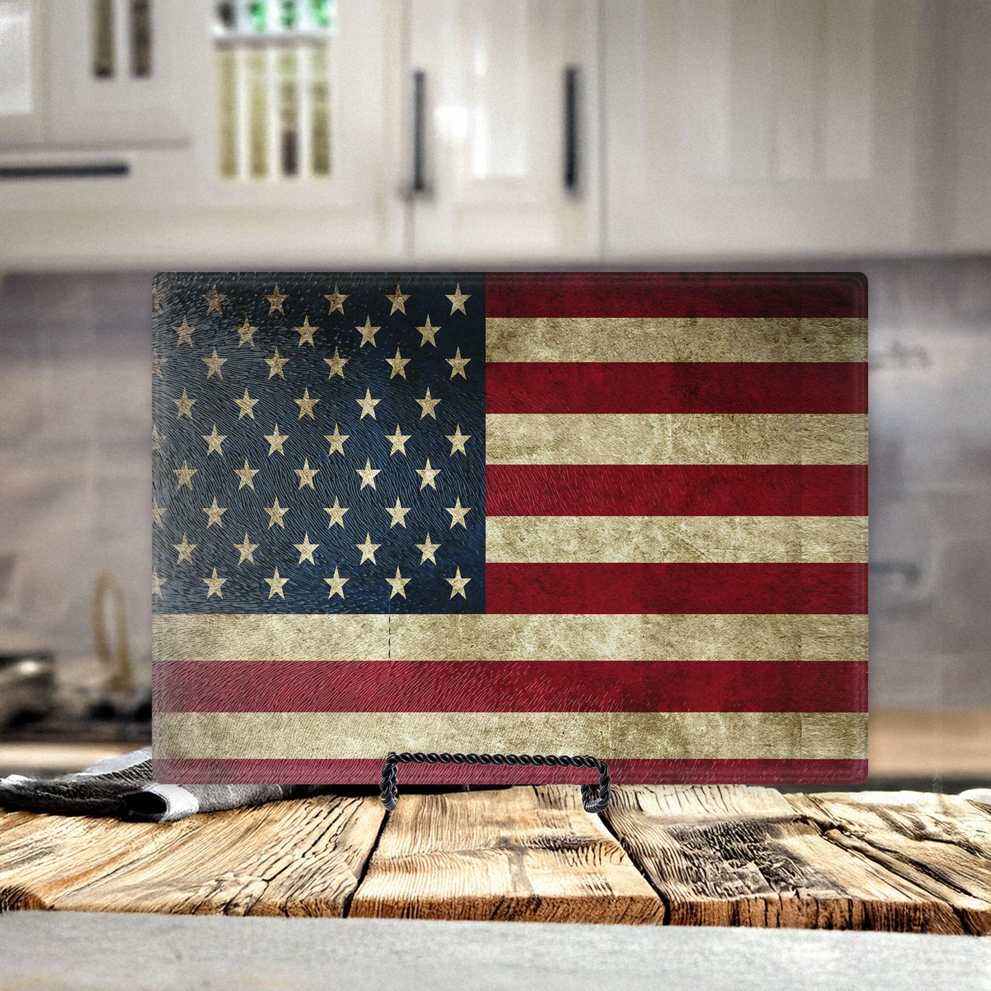 US Flag Cutting Board