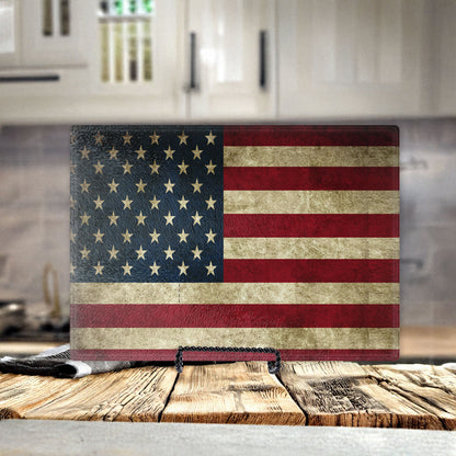 US Flag Cutting Board