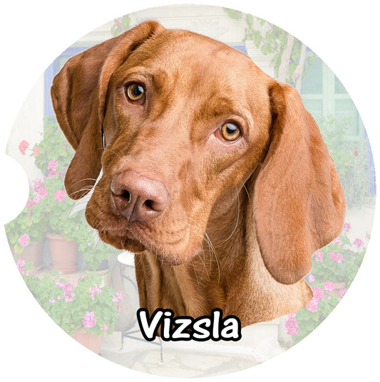 Vizsla Car Coaster