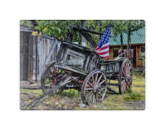 US Flag Cutting Board