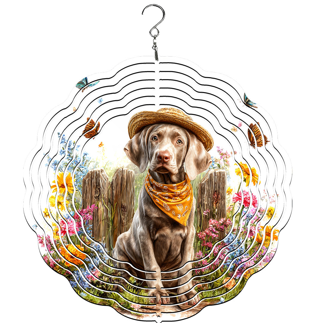 Weimaraner Wind Spinner