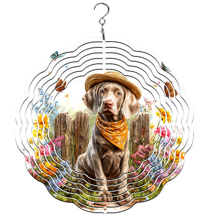Weimaraner Wind Spinner