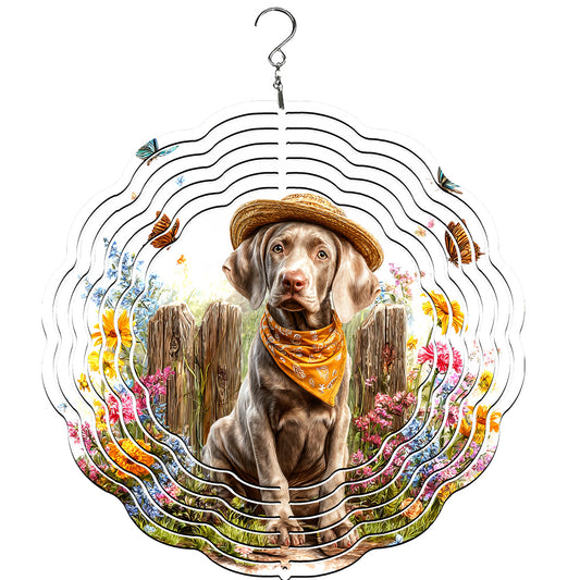 Weimaraner Wind Spinner