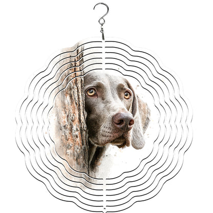 Weimaraner Wind Spinner