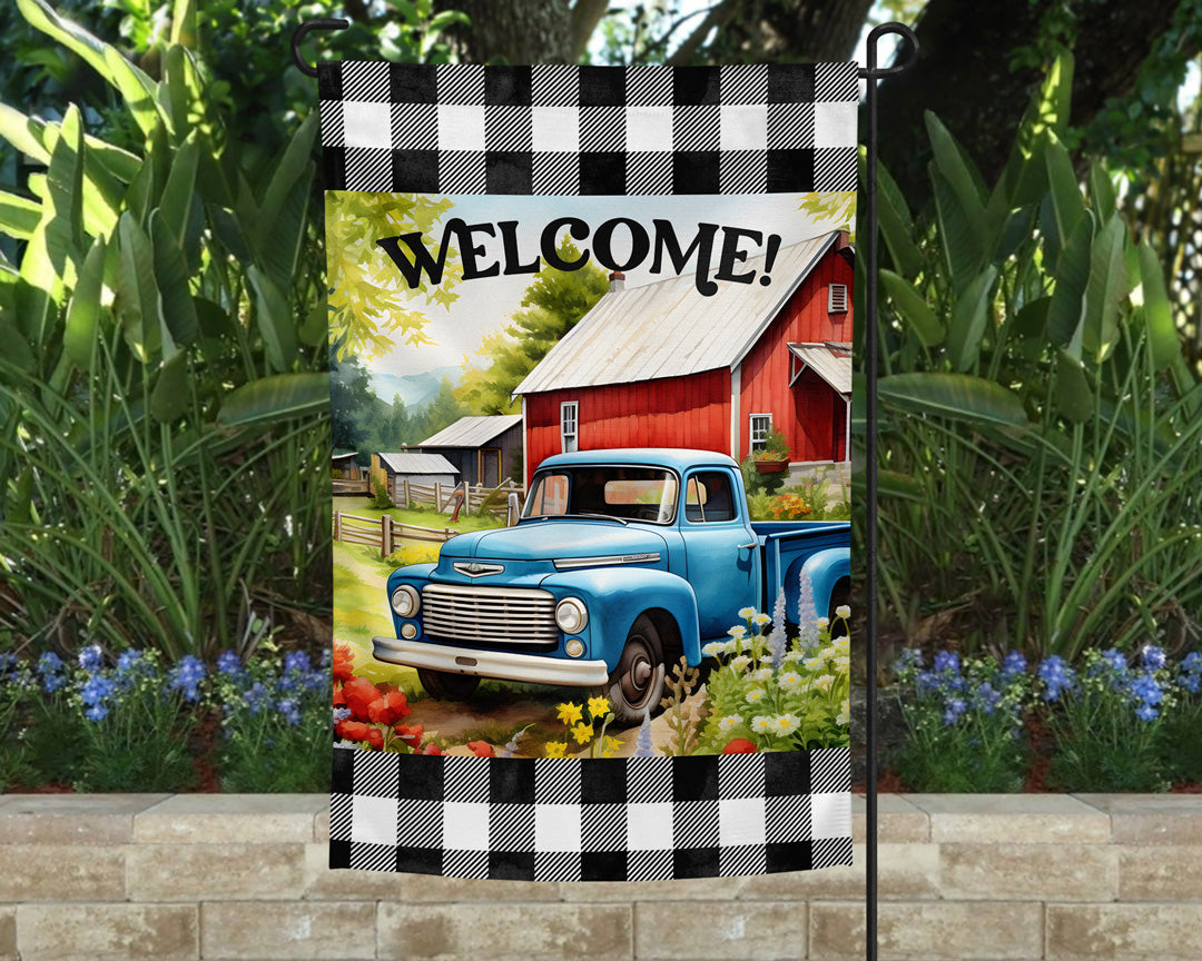 Welcome Garden Flag
