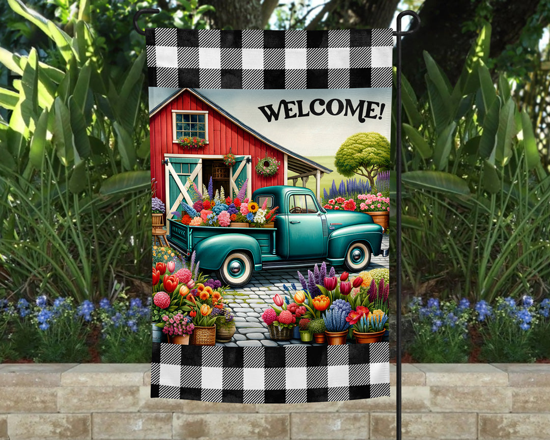 Welcome Garden Flag
