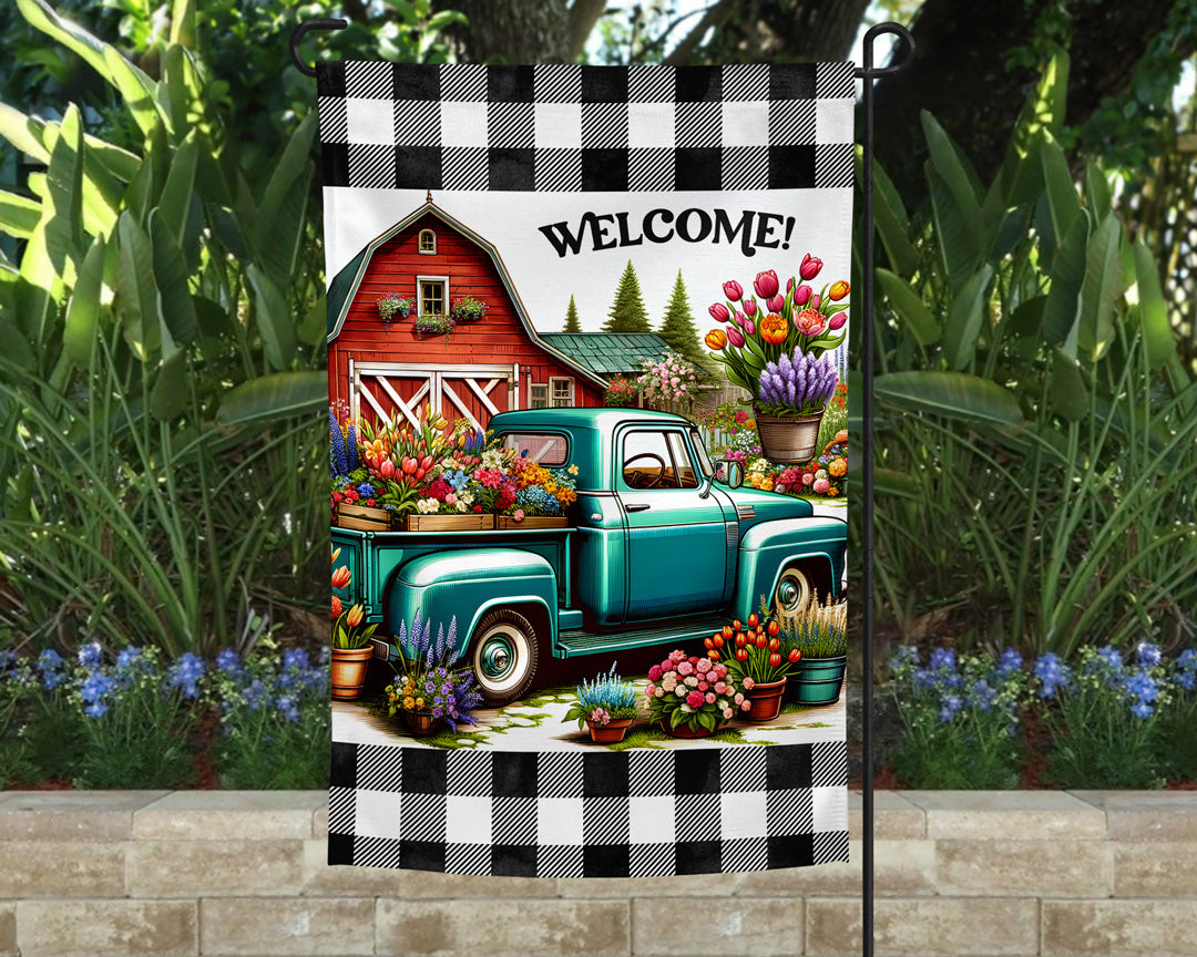 Welcome Garden Flag