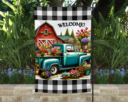Welcome Garden Flag