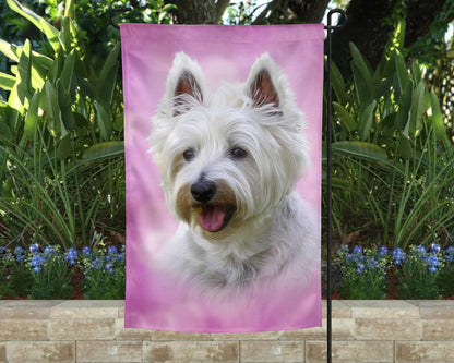 Westie Garden Flag