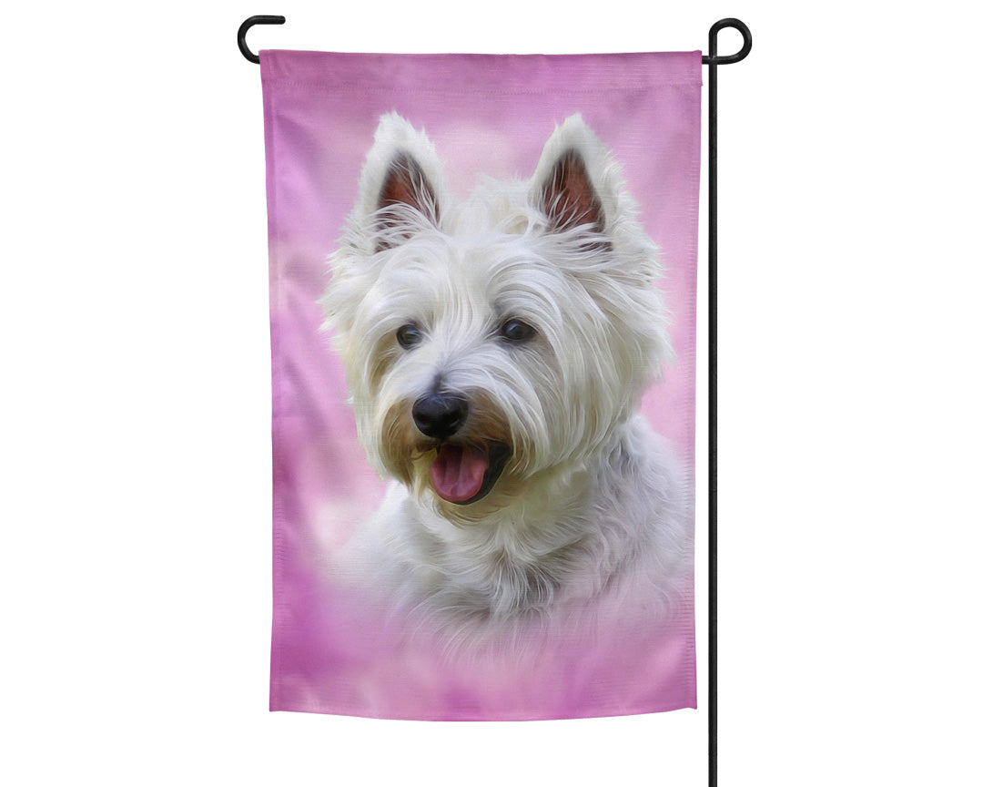 Westie Garden Flag