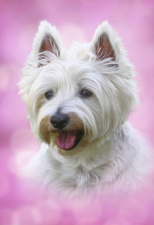 Westie Garden Flag