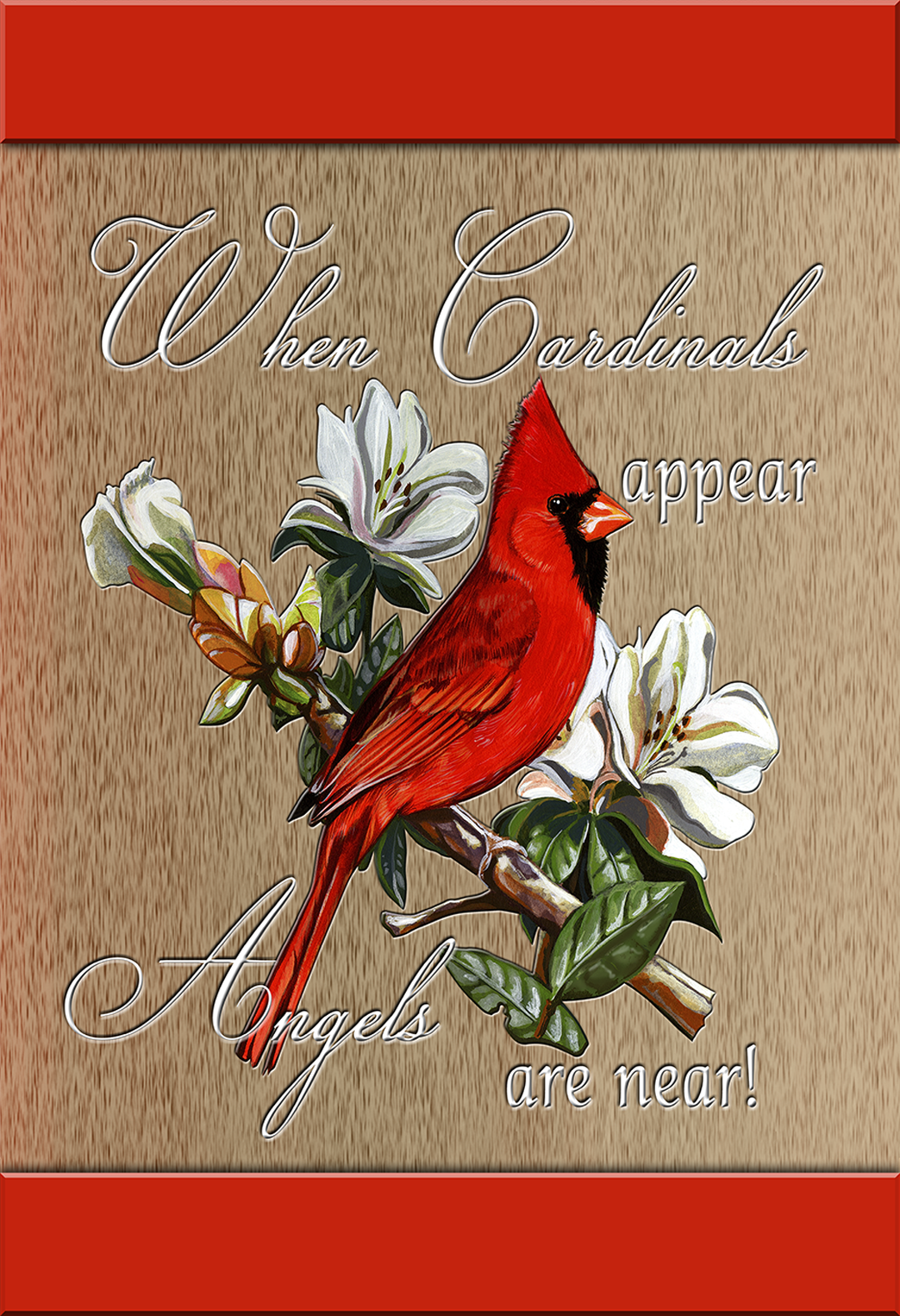 Cardinal Garden Flag