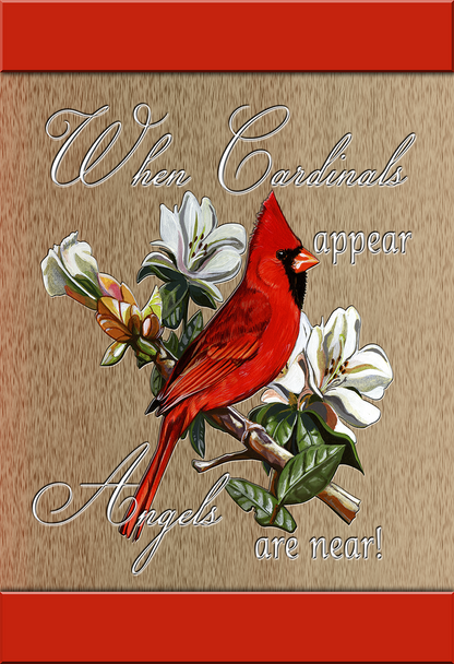 Cardinal Garden Flag