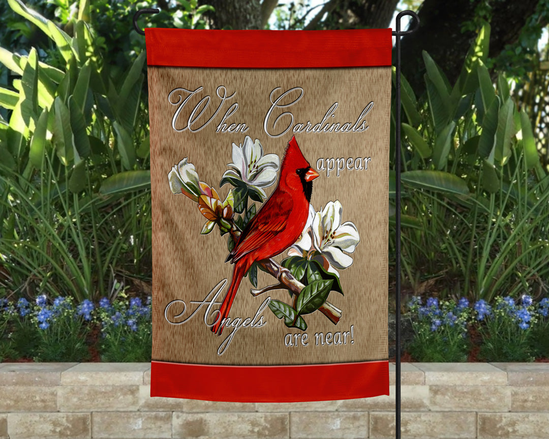 Cardinal Garden Flag