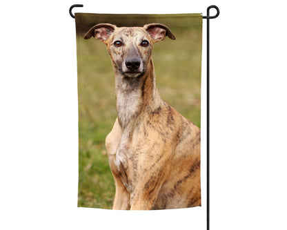 Whippet Garden Flag