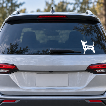 Chihuahua Vinyl Decal Sticker