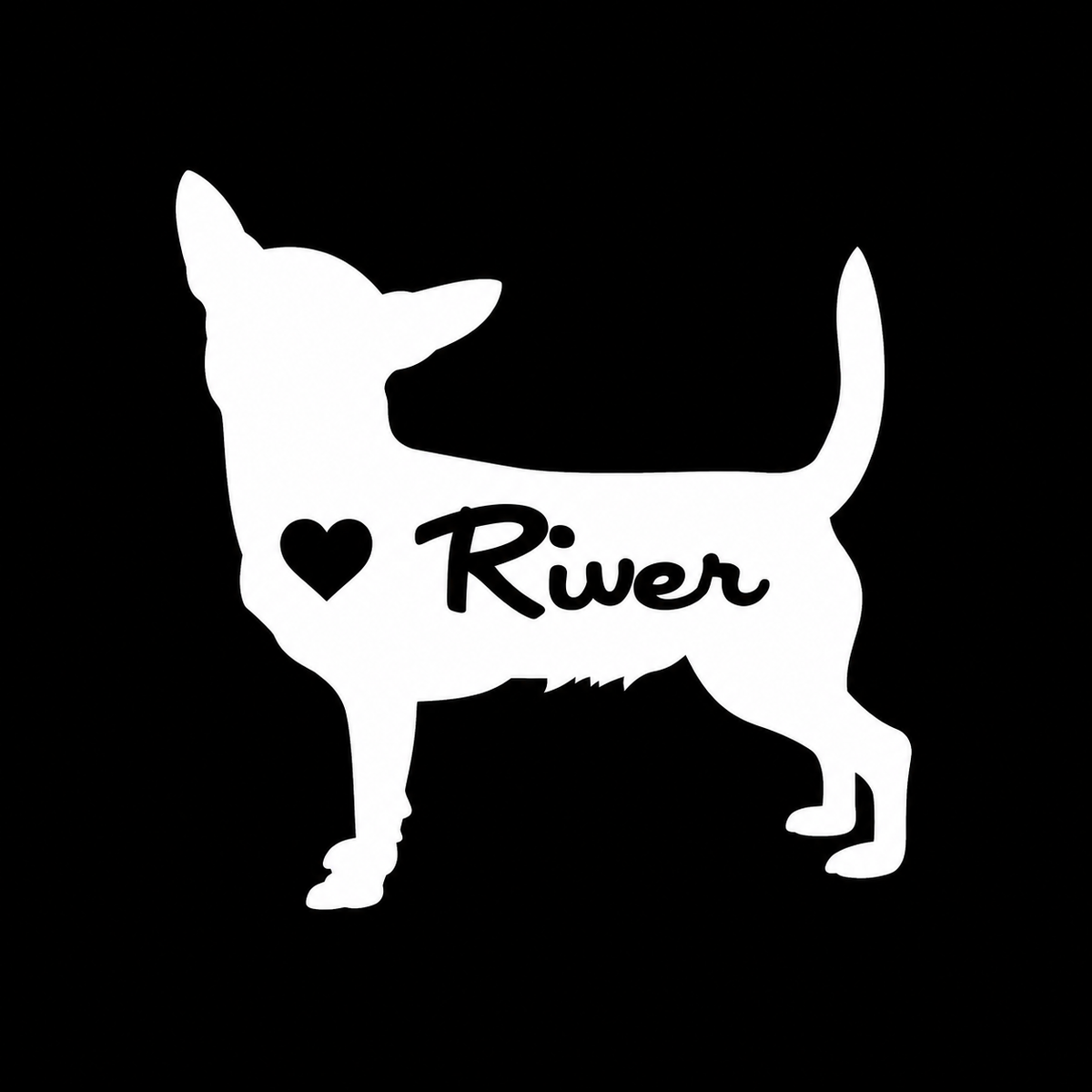 Chihuahua Vinyl Decal Sticker