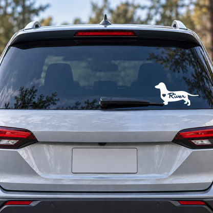Dachshund Vinyl Decal Sticker