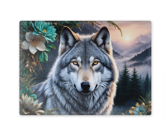 CWWC-Wolf Cutting Board