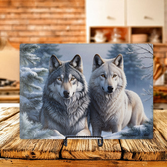 CWWC-Wolf Cutting Board
