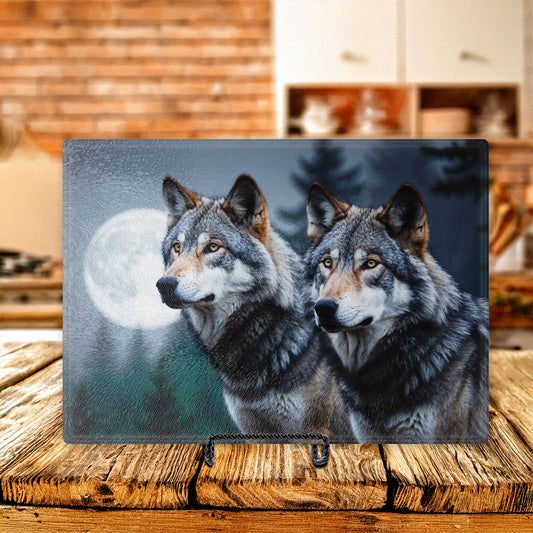 CWWC-Wolf Cutting Board