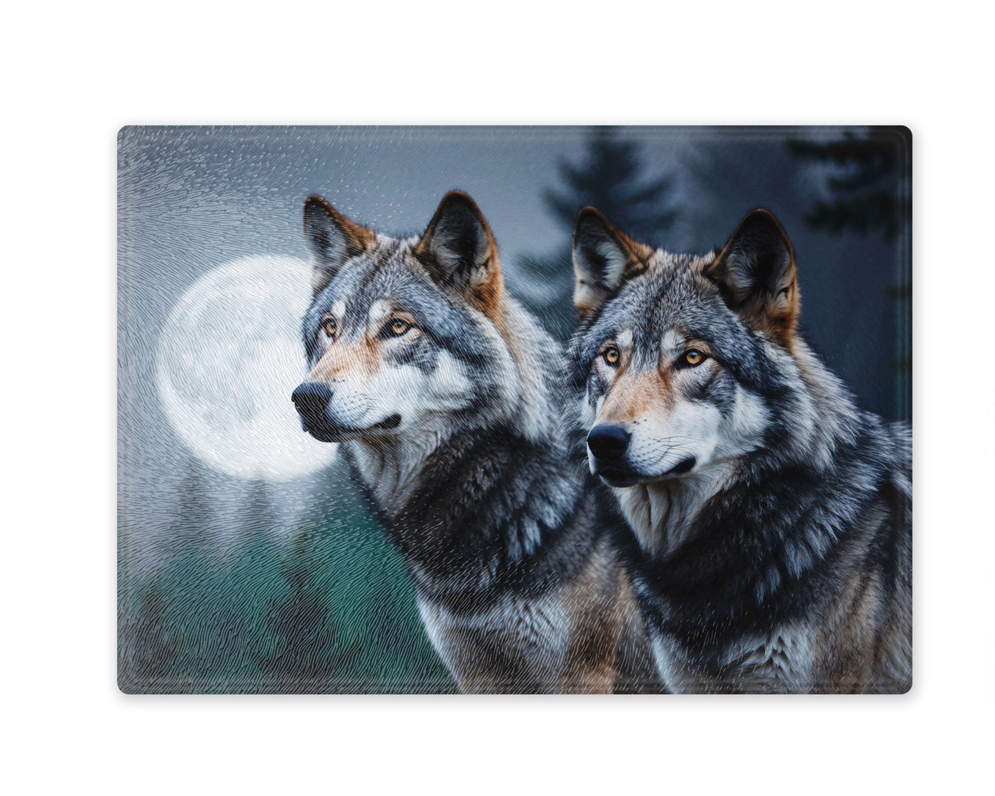 CWWC-Wolf Cutting Board
