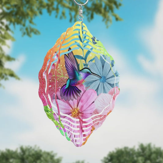 Hummingbird Wind Spinner