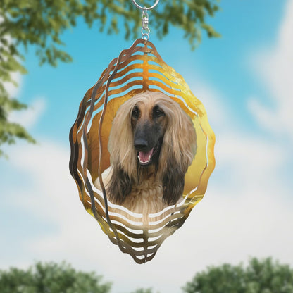 Afghan Dog Wind Spinner